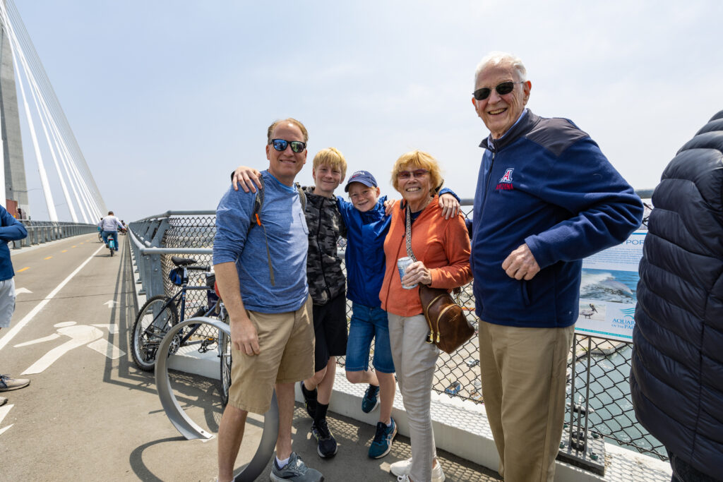 The opening for the Mark Bixby Memorial Bicycle-Pedestrian Path was held Sunday, May 20, 2023. The event continued with a ribbon cutting on the path, followed by cyclists and pedestrians using the path for the first time.