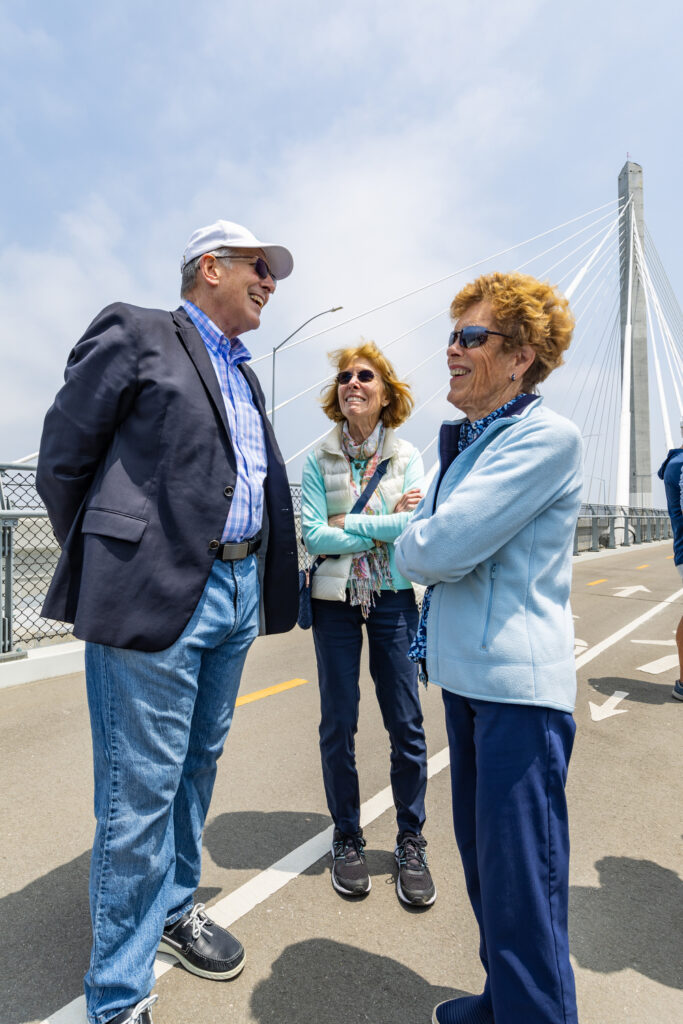 The opening for the Mark Bixby Memorial Bicycle-Pedestrian Path was held Sunday, May 20, 2023. The event continued with a ribbon cutting on the path, followed by cyclists and pedestrians using the path for the first time.