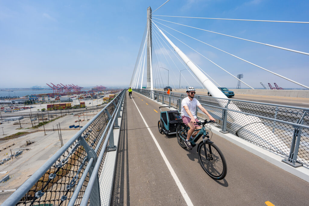 The opening for the Mark Bixby Memorial Bicycle-Pedestrian Path was held Sunday, May 20, 2023. The event continued with a ribbon cutting on the path, followed by cyclists and pedestrians using the path for the first time.