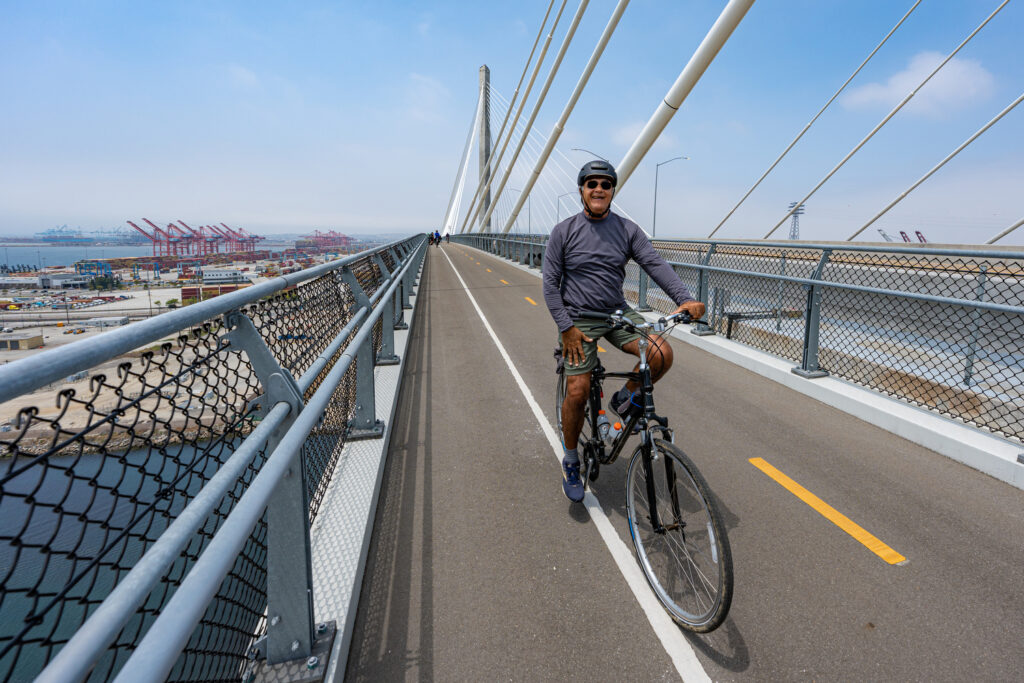 The opening for the Mark Bixby Memorial Bicycle-Pedestrian Path was held Sunday, May 20, 2023. The event continued with a ribbon cutting on the path, followed by cyclists and pedestrians using the path for the first time.