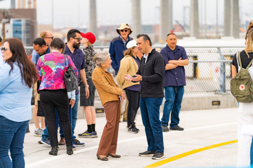 The opening for the Mark Bixby Memorial Bicycle-Pedestrian Path was held Sunday, May 20, 2023. The event continued with a ribbon cutting on the path, followed by cyclists and pedestrians using the path for the first time.