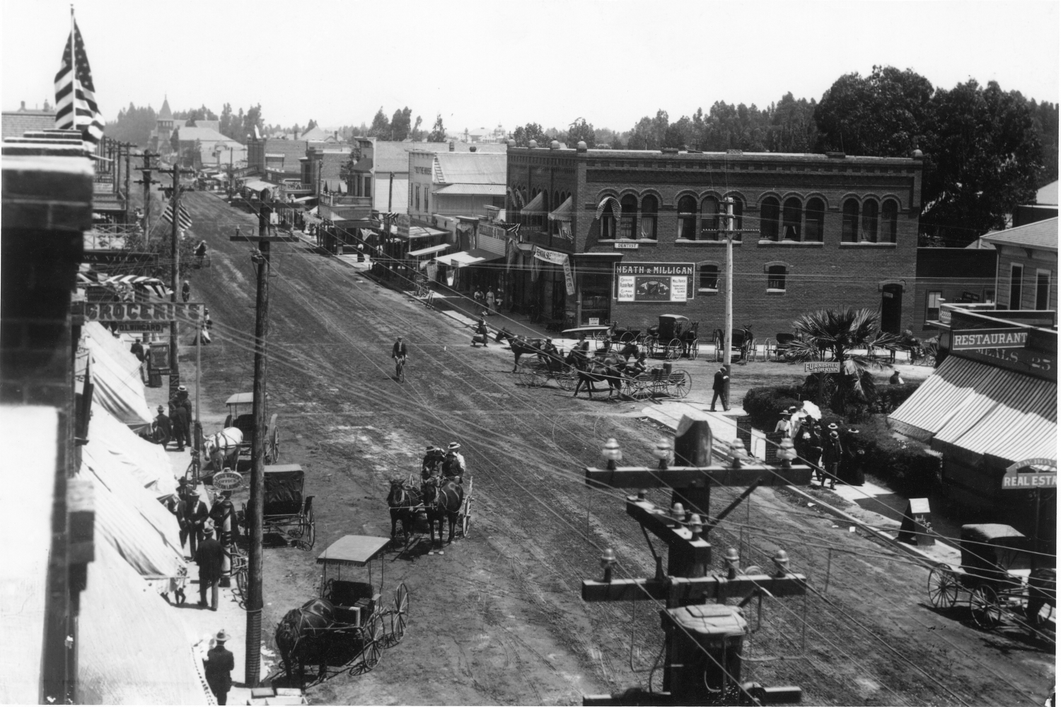 Downtown Long Beach, 1897.