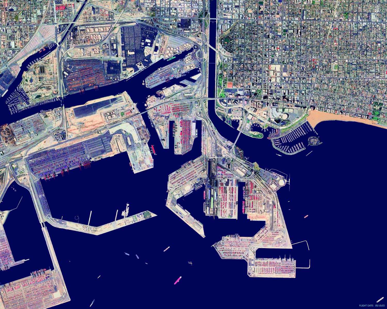 A late 2000s satellite view.